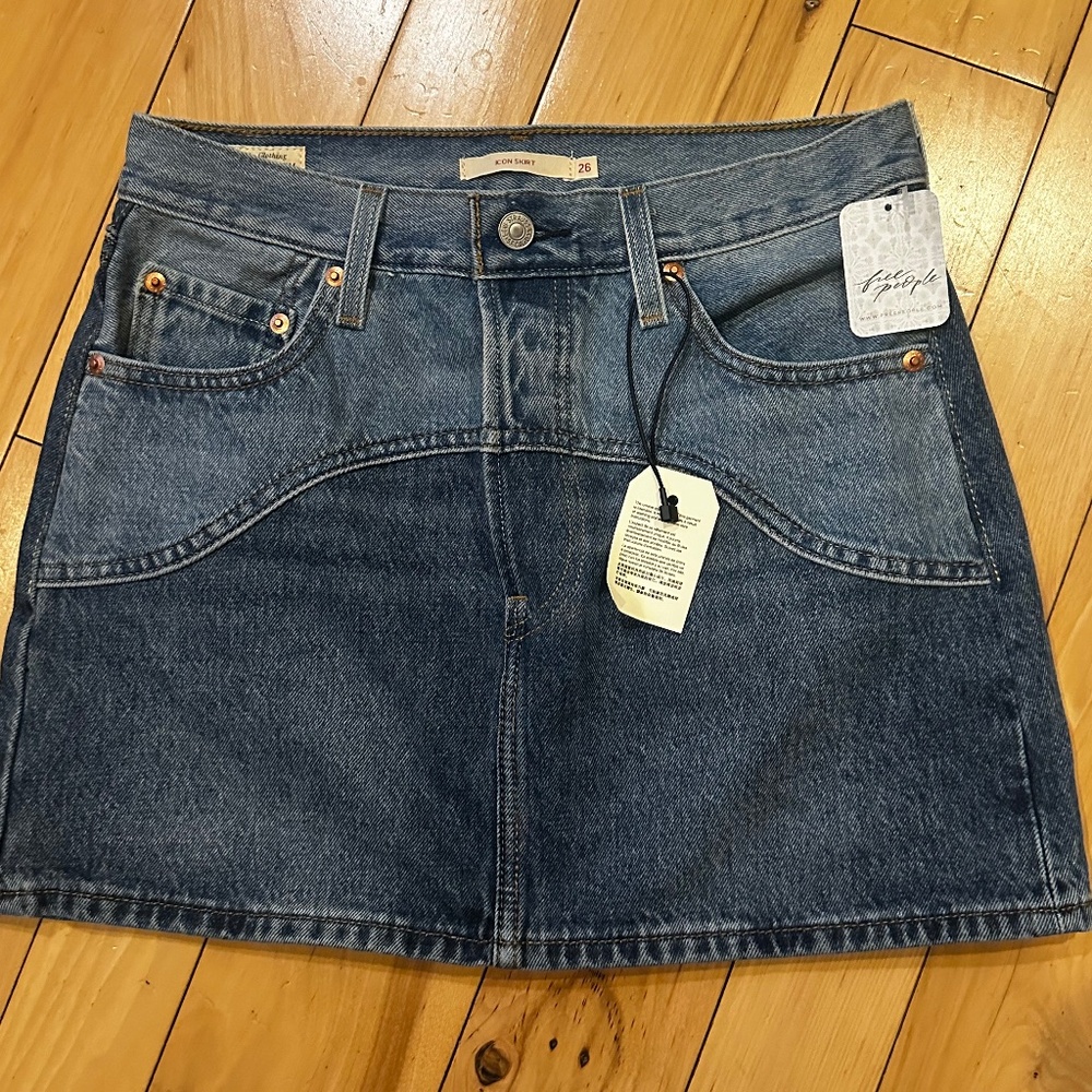 Levi Strauss/free people icon skirt
